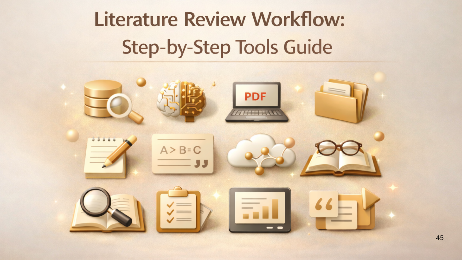 Literature Review Workflow: Tools for Researchers