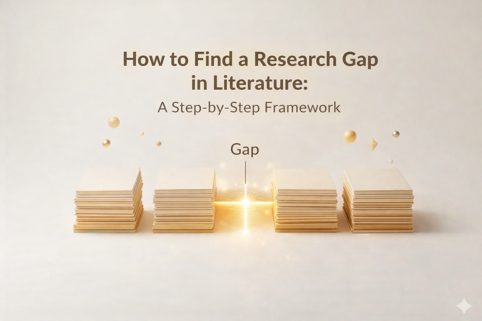 How to Find a Research Gap in Literature: A Step-by-Step Framework